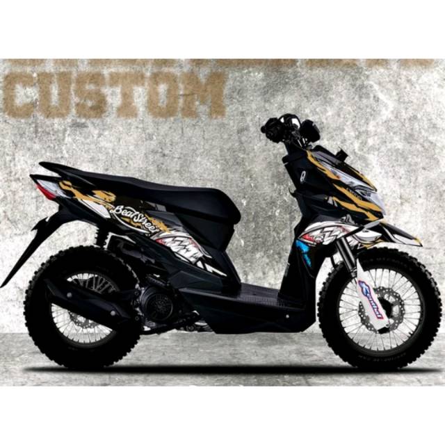 Sticker beat street / decal beat esp / sticker Honda beat shark custom
