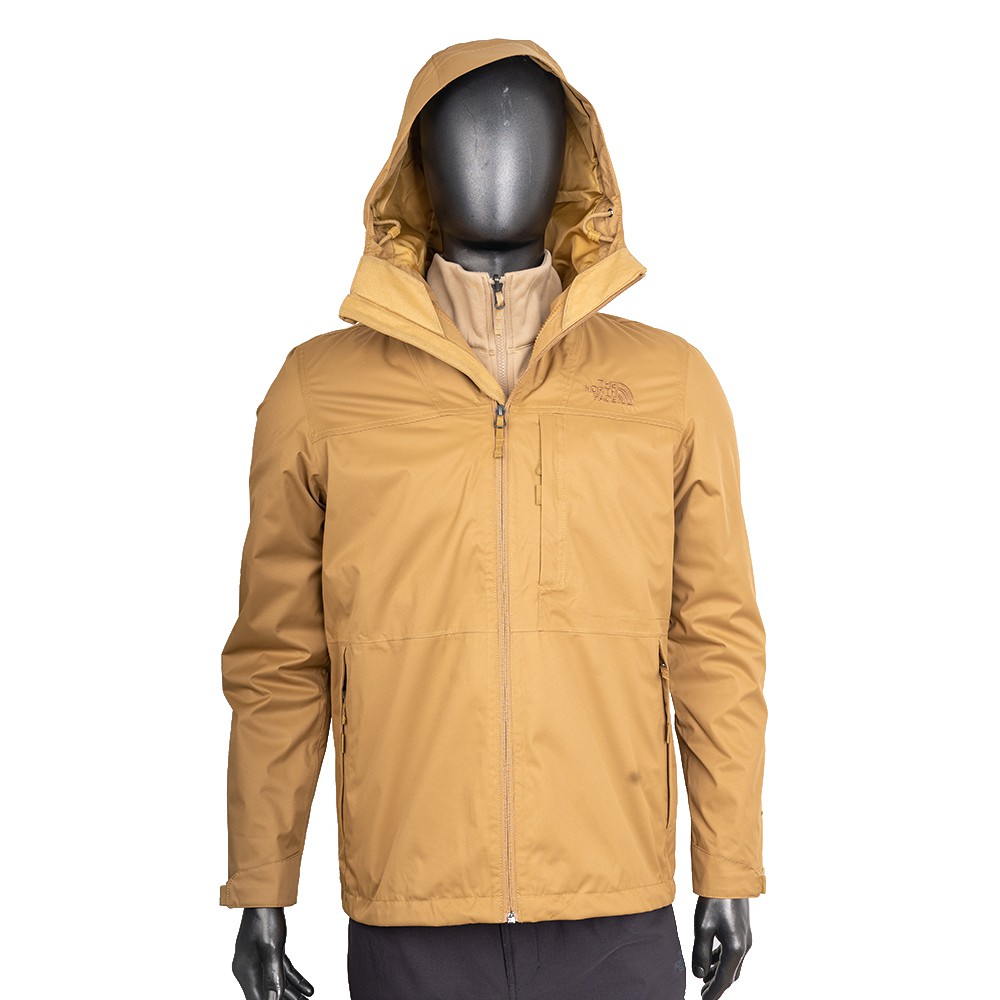 The North Face Men Arrowood Triclimate Jacket Khaki Tan-NF0A4NCLP38