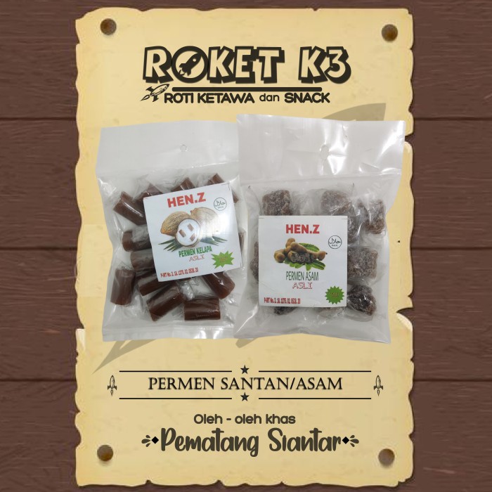 

Permen Santan Permen Asam Manis Premium Enak Makanan Ringan Cemilan - Permen Santan