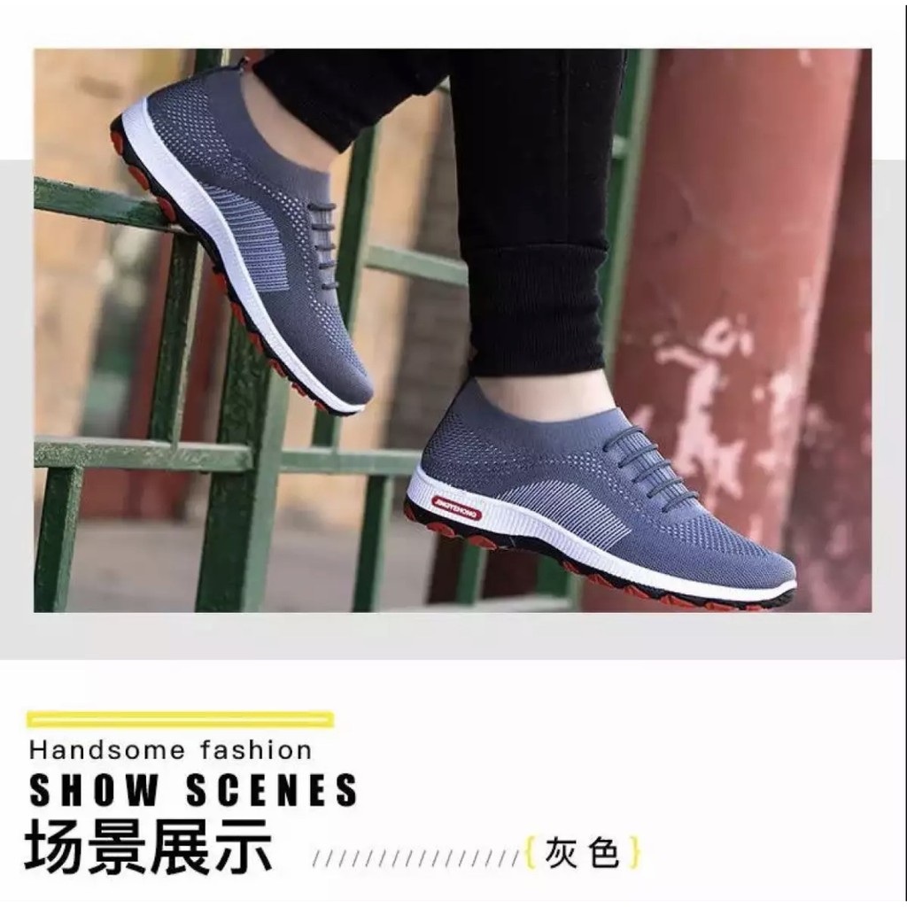 SEPATU SLIP ON IMPORT RINGAN PRIA - HR03