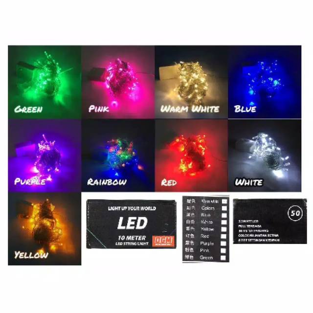 Lampu Tumblr 10meter