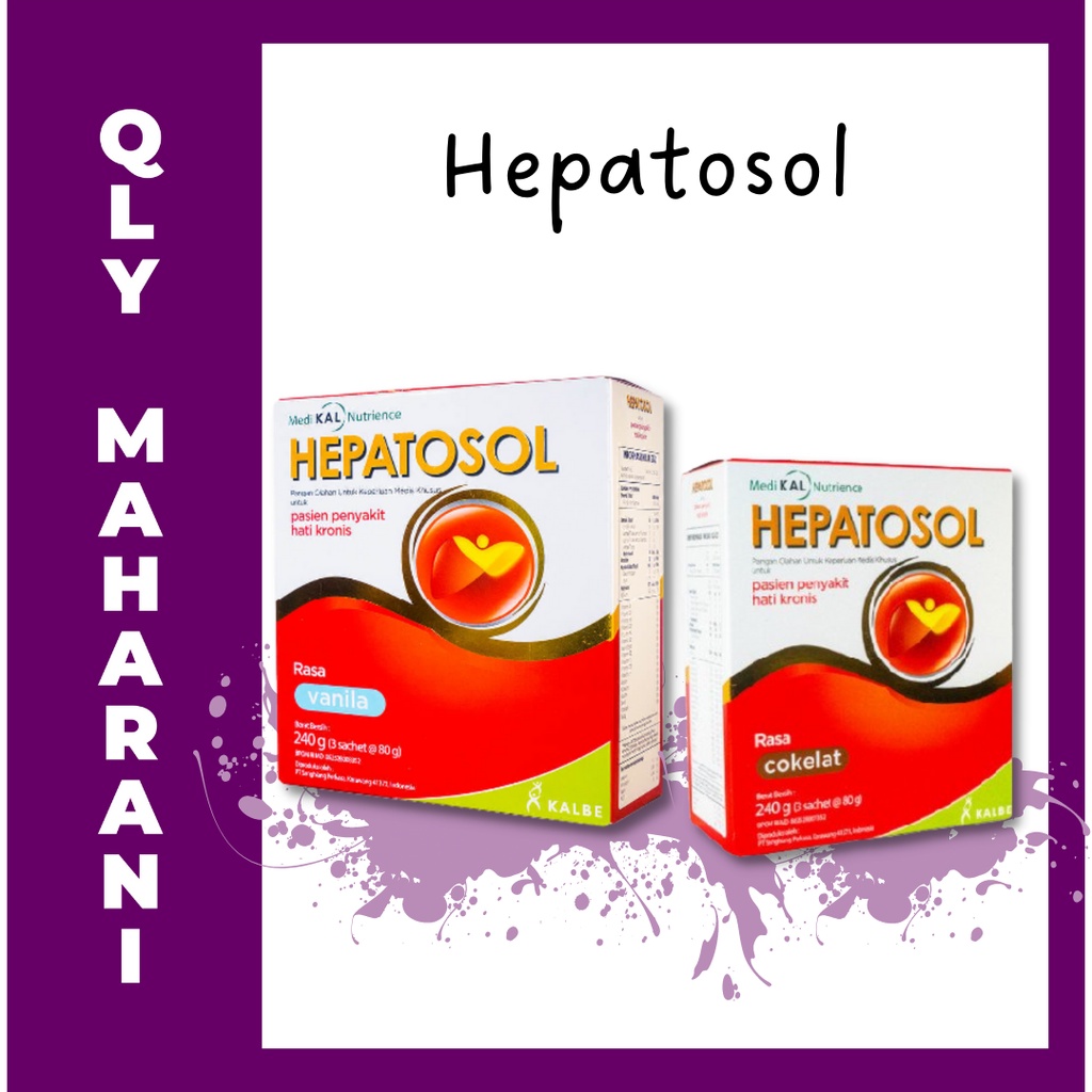 

Hepatosol nutrisi pasien gangguan fungsi hati