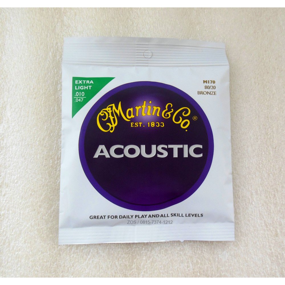 Lihat Detail Senar Guitar Acoustic Martin & Co. M170 Extra Light Diskon