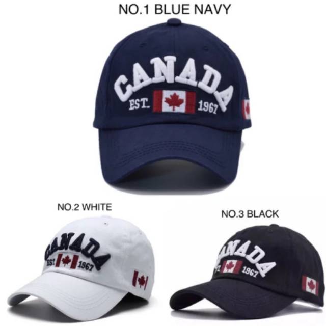 Topi Baseball Import / Topi Casual / Topi Logo Canada