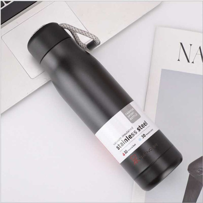 tumbler minum /Botol air minum stainless doff Tahan Panas & Dingin HEENOOR 23 - Hitam Y0J5 termos ai