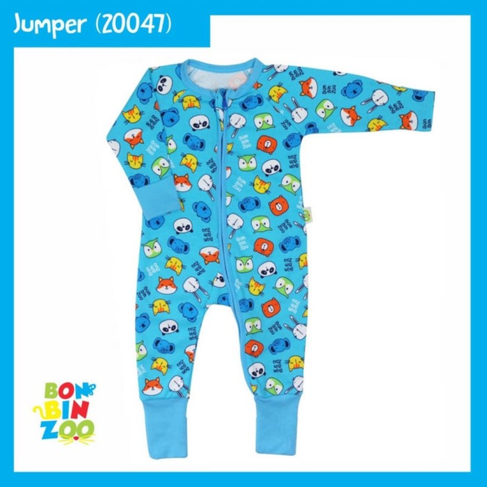 BONBINZOO Baby Sleepsuit Zipper Jumpsuit Baju Tidur Bayi