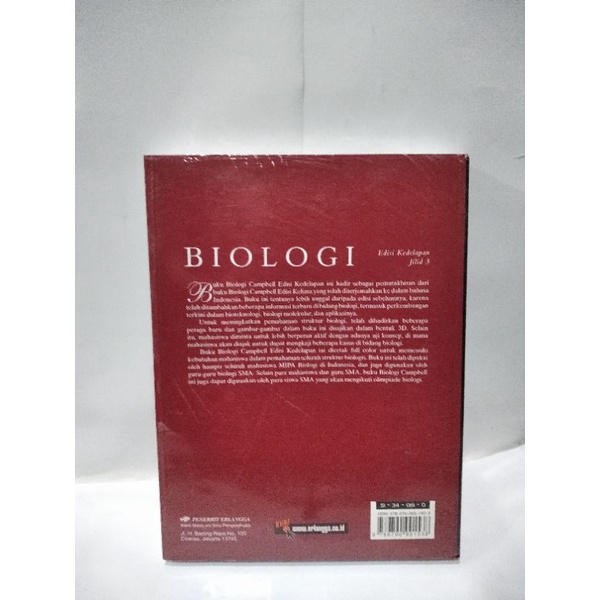 (ORIGINAL) BUKU BIOLOGI JILID 3 ED.8 CAMPBELL