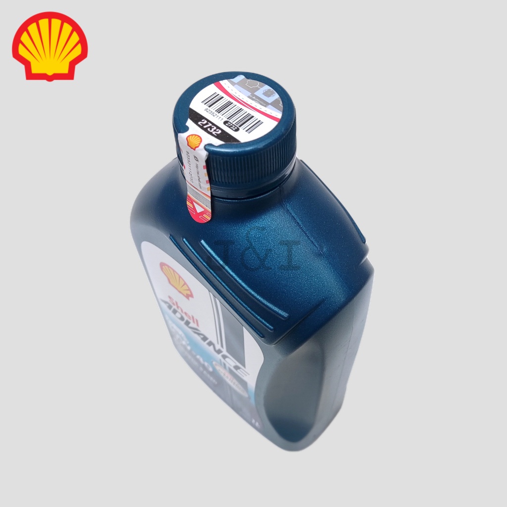 Oli Shell Advance AX7 10W-40 API SN JASO MA2 1 Liter