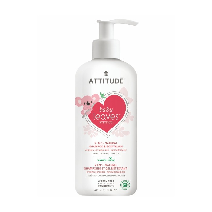 Attitude - Baby Leaves Natural 2in1 ORANGE 473ml