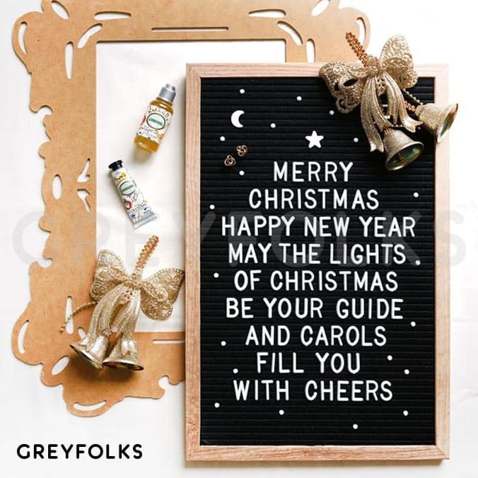 

BIG Black Felt Letter Board READY STOCK!