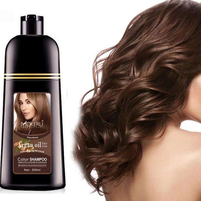 MOKERU Shampoo Semir Herbal Argan Oil 500ml