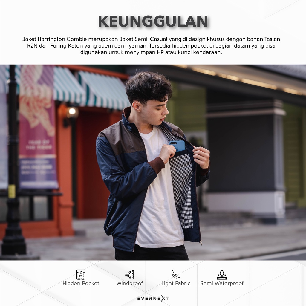 Jaket Motor Berkendara Kerja Casual Pria Bahan Waterproof Tahan Air Tahan Angin Jacket Pria Tebal Anti Air Anti Angin Jaket Harian Cocok Segala Cuaca Original