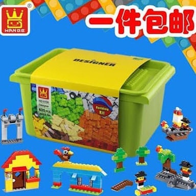 Wange 8100 Designer Brick Kemasan Box Container