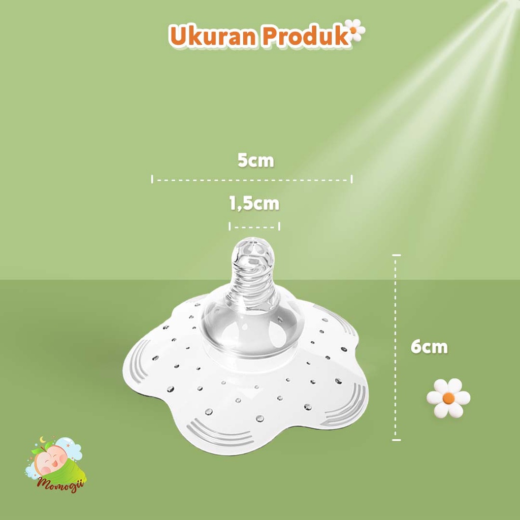 MOMOGII Nipple Cover Protector Pelindung Puting Ibu ASI Menyusui Melindungi Gigitan Bayi