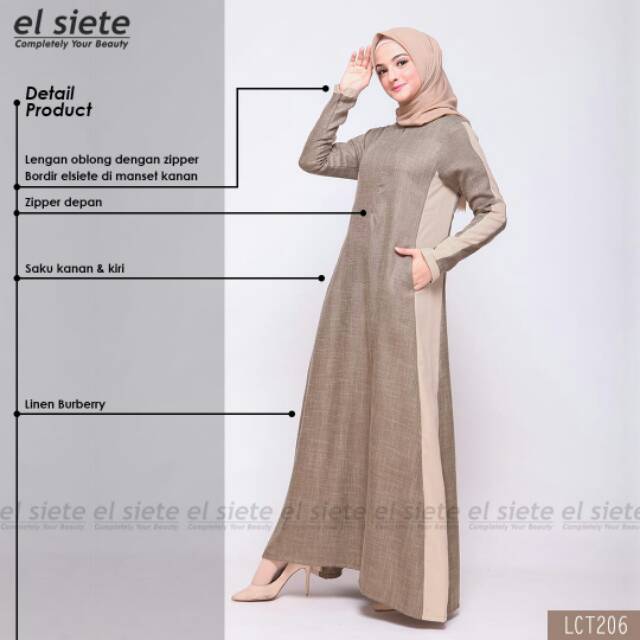 Gamis elsiete Lct 206
