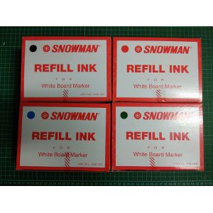 

Jual Isi Refill Tinta Spidol White Board BG 12 SNOWMAN WBI 20 Diskon