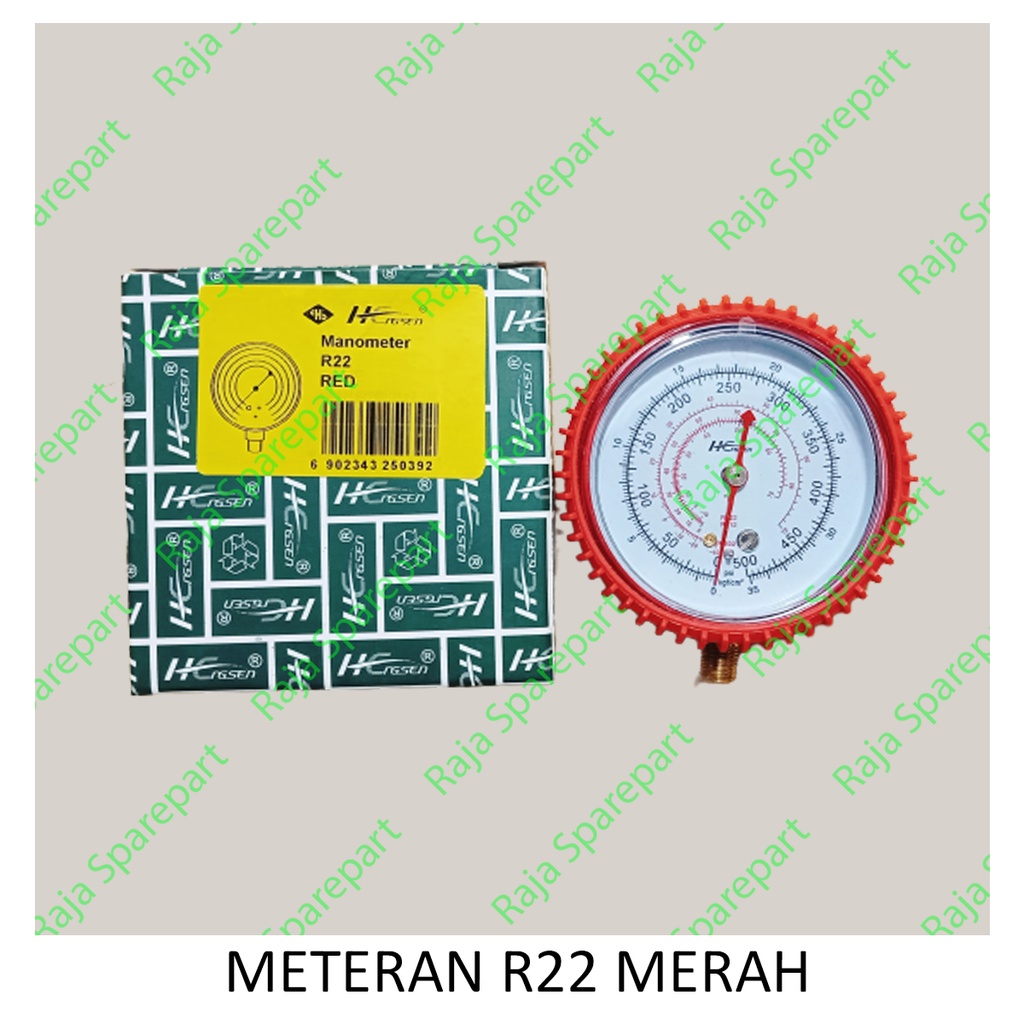 Meteran Manifold Merah R22