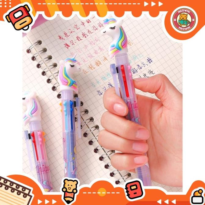 

}}}}}}] Pulpen Mekanik 6 warna Unicorn PP0035