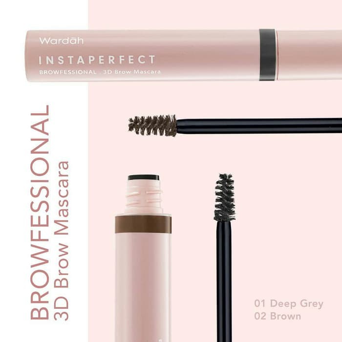 Wardah Instaperfect BROWFESSIONAL 3D Brow Mascara