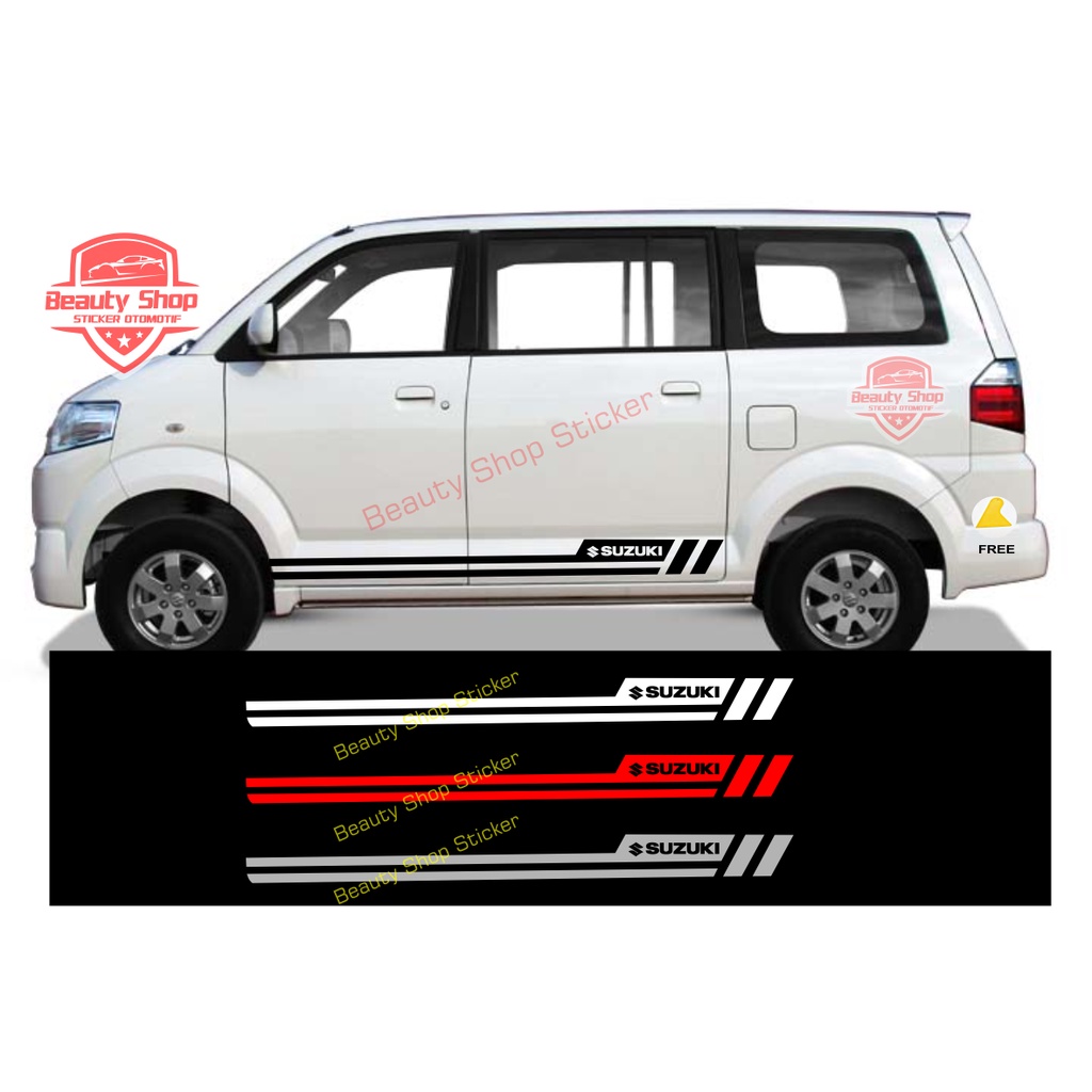 promo sticker stiker mobil suzuki apv luxury list striping mobil apv arena