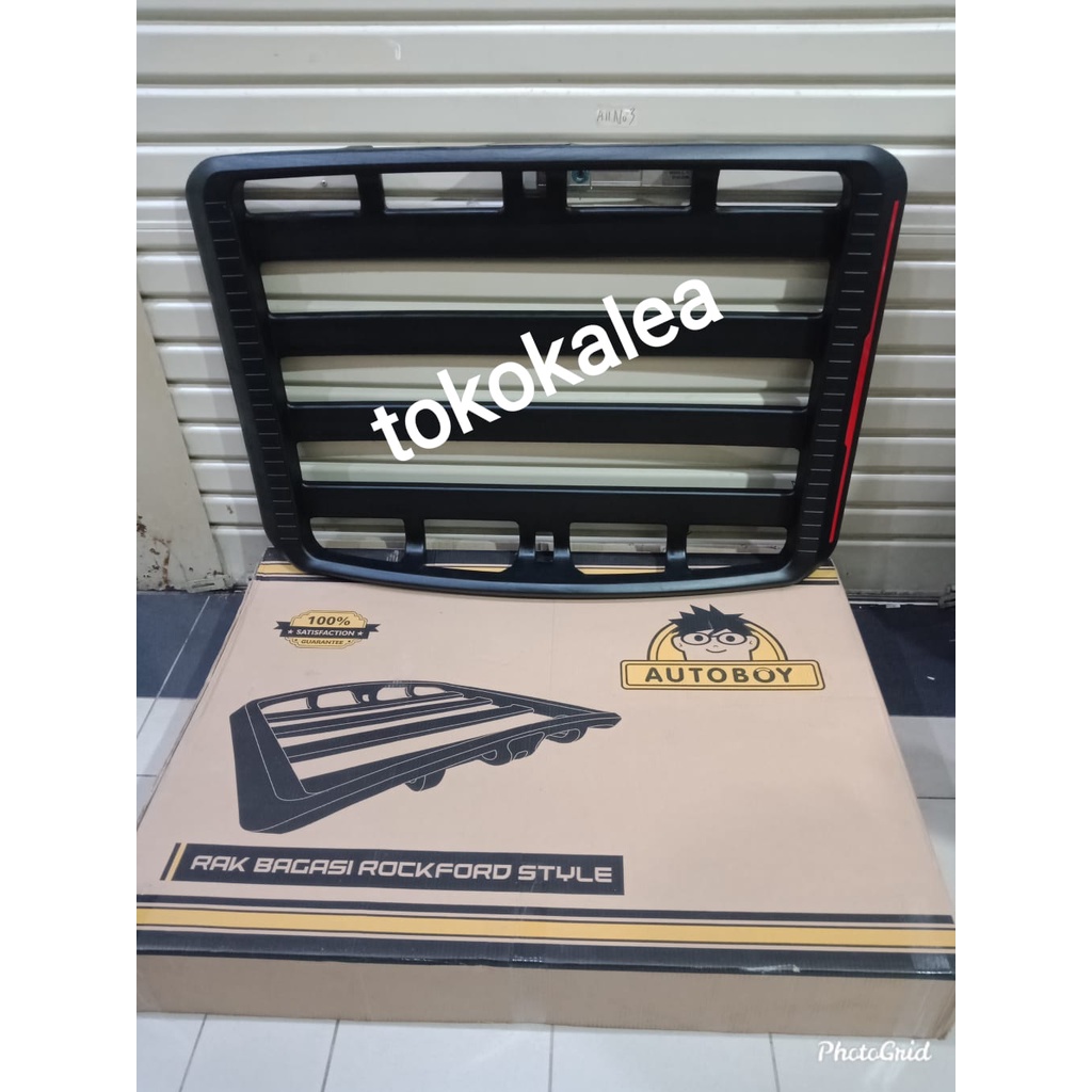 Roof Rack Bagasi Atas Mobil Toyota All New Innova Reborn 2016 Rockford Hitam List Merah