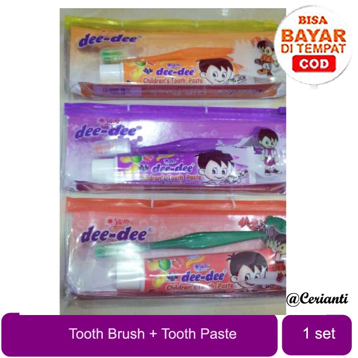 Dee Dee Gift Pack Toothpaste &amp; Toothbrush_Cerianti