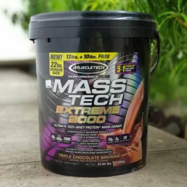 Muscletech Mass Tech Extreme 2000 Gainer 22Lb