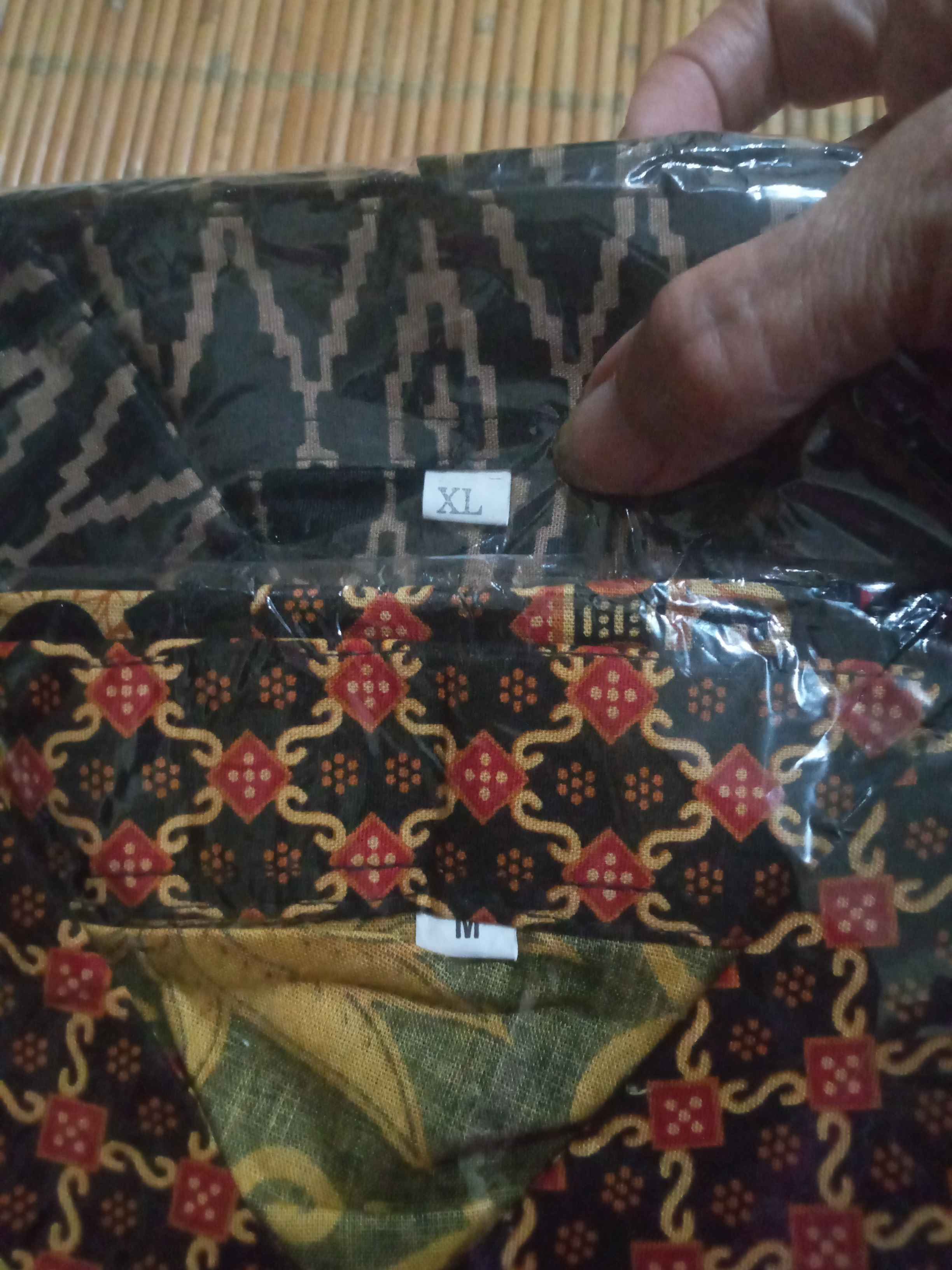 Bswart Batik Hrb026 Kenongo Hem Pendek Padi Pekalongan M L Xl Batik Pria Murah Modern Grosir