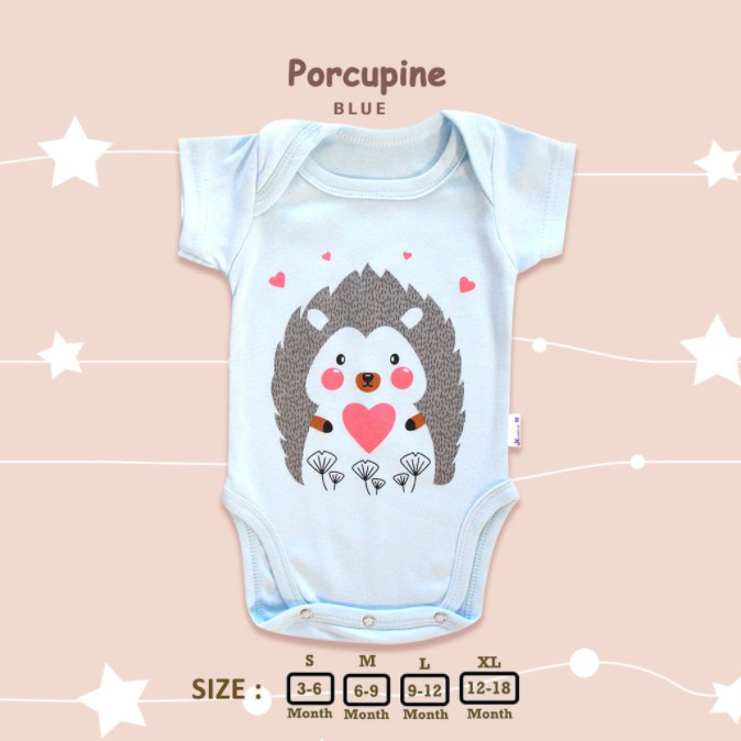 Bodysuit Girl 3-18 Bulan JK Labels Jumper Motif Anak Perempuan CBKS