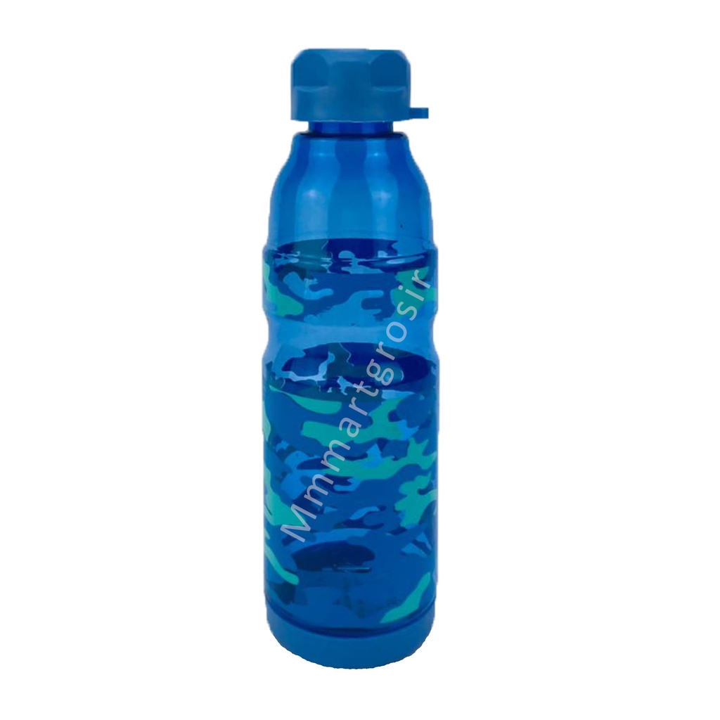 Botol Minum / Botol Minum Plastik / Motif Army Biru MM-154-2 / 700 ml