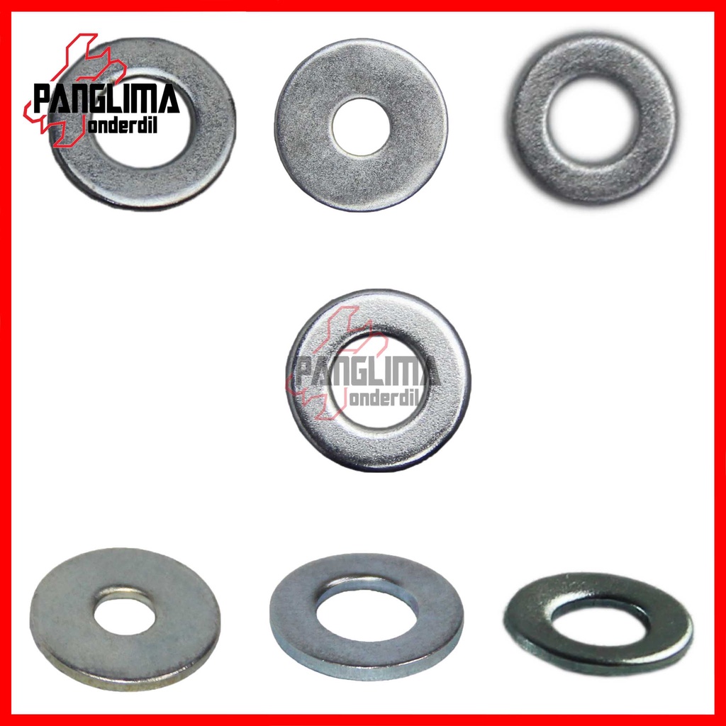 Ring Plat Pelat M6 6mm &amp; M3x7 3mm x 7mm &amp; M5x10 5mm x 10mm &amp; M5x16 mm-16mm &amp; M6x20 mm-20mm &amp; M8x16 8mm x 16mm &amp; M8x17 mm-17mm