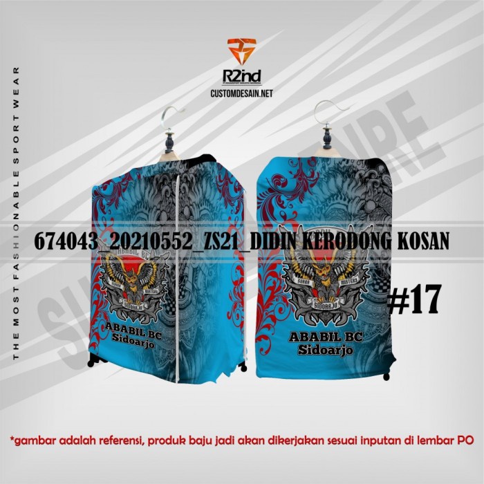 TERLARIS Kerodong Sangkar Kotak No 1 Printing Krodong Sangkar Kotak Fullprint HG0647