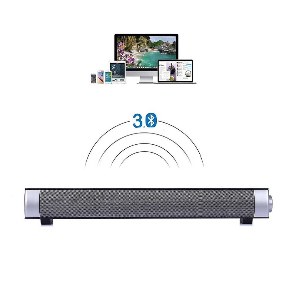 GS8 double speaker 10w Portable Bluetooth Soundbar speaker Home Theater + Remote Hifi LP-S08 tv pc