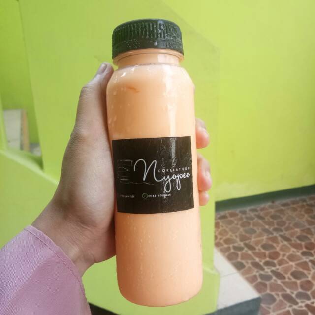 

Thai tea jelly