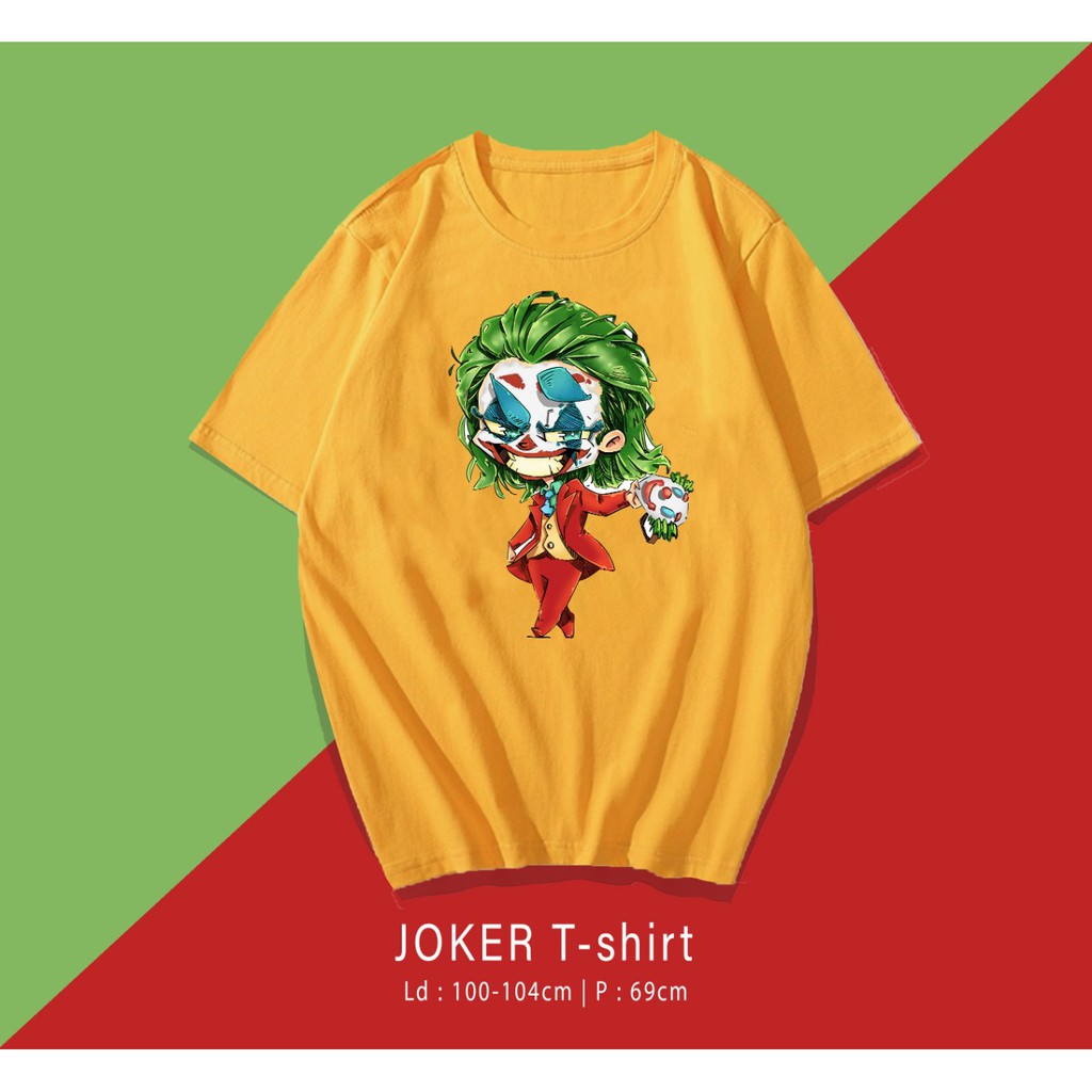 JOKER CARTOON TERMURAH BAJU KAOS KATUN WANITA/ PRIA UNISEX LENGAN PENDEK / TUMBLR TEE