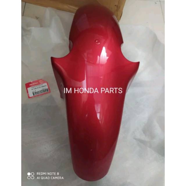 Spakbor depan Honda Megapro monoshock fi merah maron