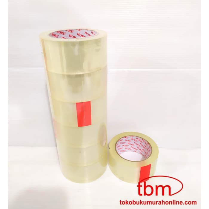 

LAKBAN BENING HORE 2 INCH X 100Y 6PCS (SLOP) / OPP LAKBAN HORE 48MM / SOLATIP