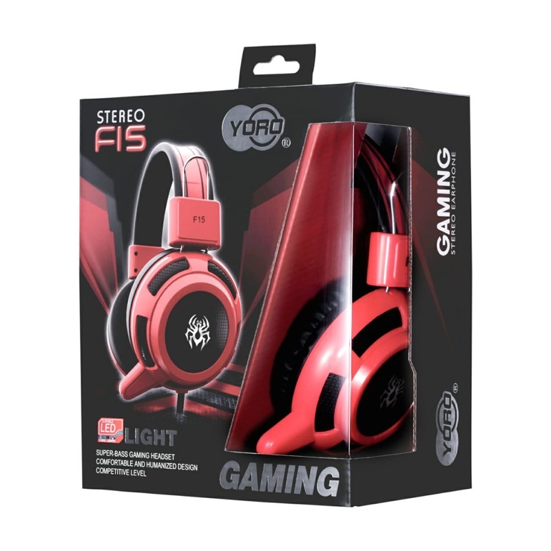 PROMO HEADPHONE GAMING YORO ORIGINAL LIVE GAME ZOOM MUSIC BIG SOUND BANDO KUALITAS TERBAIK