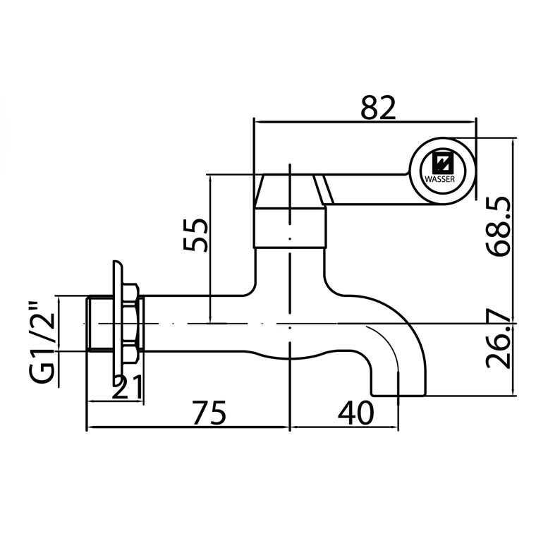 Keran Tembok / Kran Air Wasser TL 010