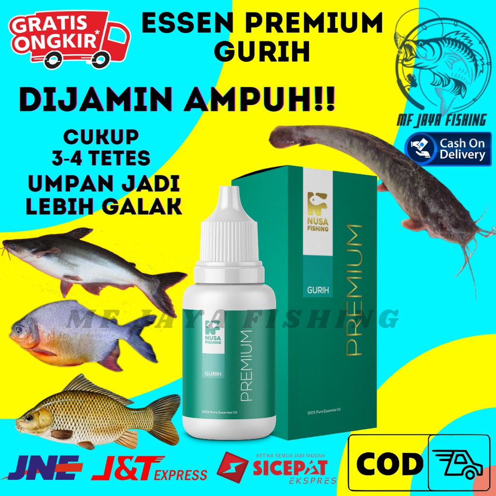 Essen Esen Lele Patin Ikan Mas Bawal Babon Galatama Terbaik Esen Ikan Premium Gurih 5ml