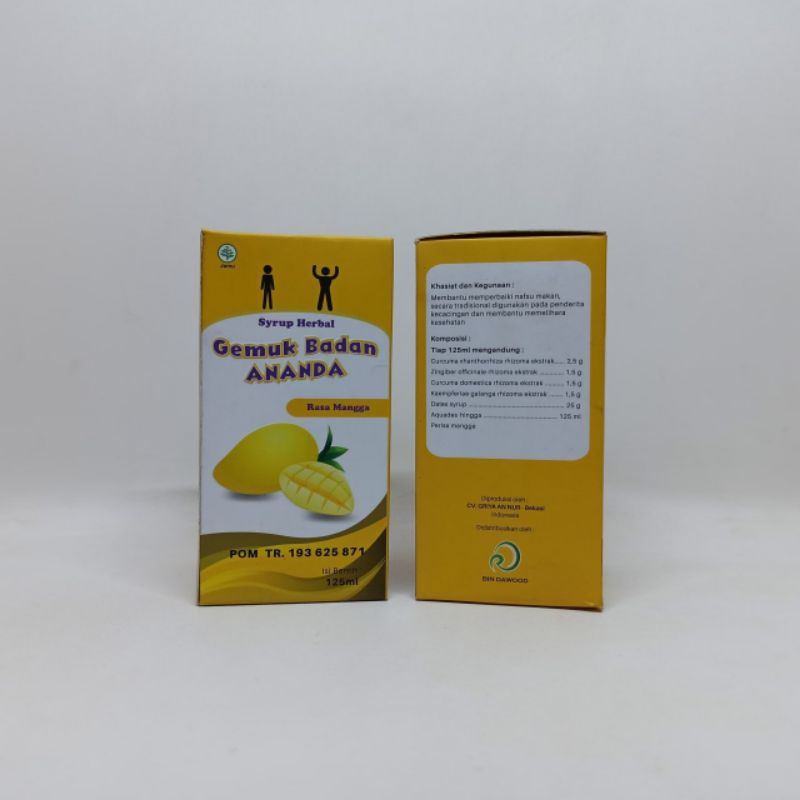 

Madu Gebuk Badan Ananda Rasa Mangga 125 ml