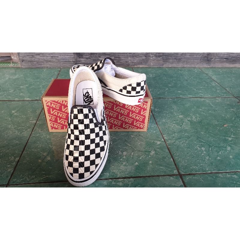 VANS SLIP ON 98 DX CHECKERBOARD (ANAHEIM FACTORY)