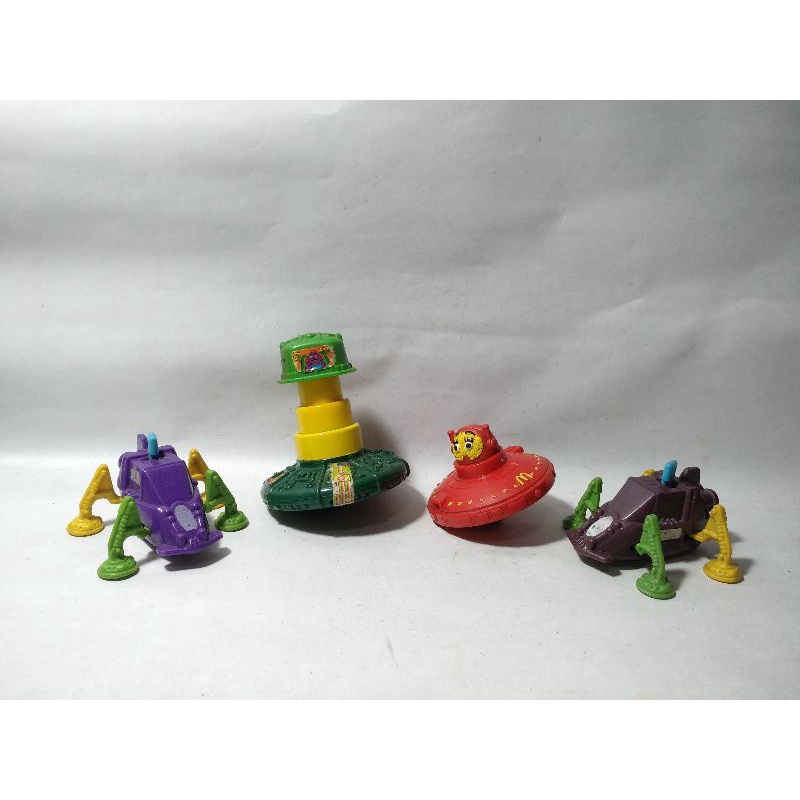 Maskot Spaceship Space Ship Grimace Hamburglar Mcd Happy Meal UFO 1996 Birdie 1992 Planet Invader In