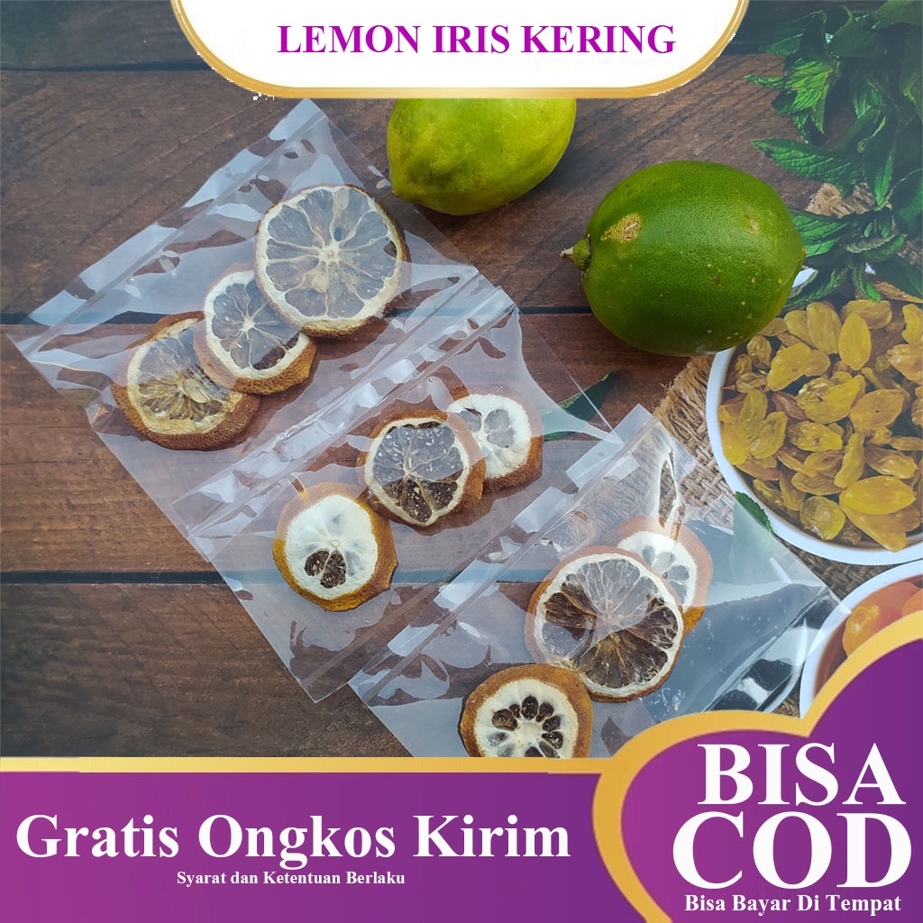 

[Sachet] Lemon Kering / Dried Lemon / Dried Lemon Tea Slices / Jeruk Rajang Kering