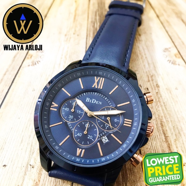 Jam Tangan Pria Original Quartz Analog BIDEN Emperor - YN158