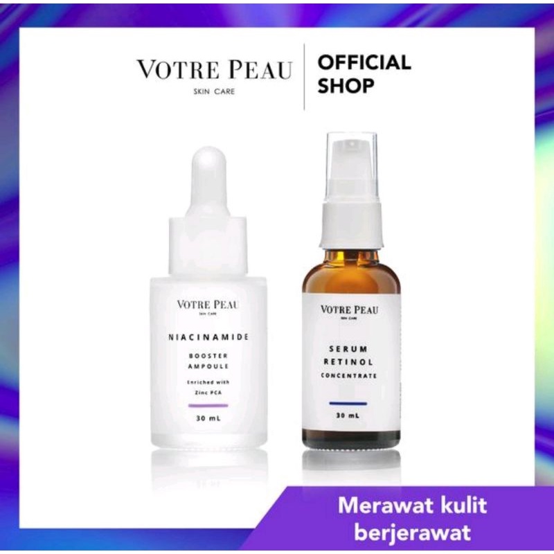 Votre Peau Combo Serum : Niacinamide Booster Ampoule &amp; Serum Retinol