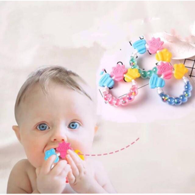 ( YR ) MAINAN GIGITAN BAYI / TEETHER baby toy KERINCING-1