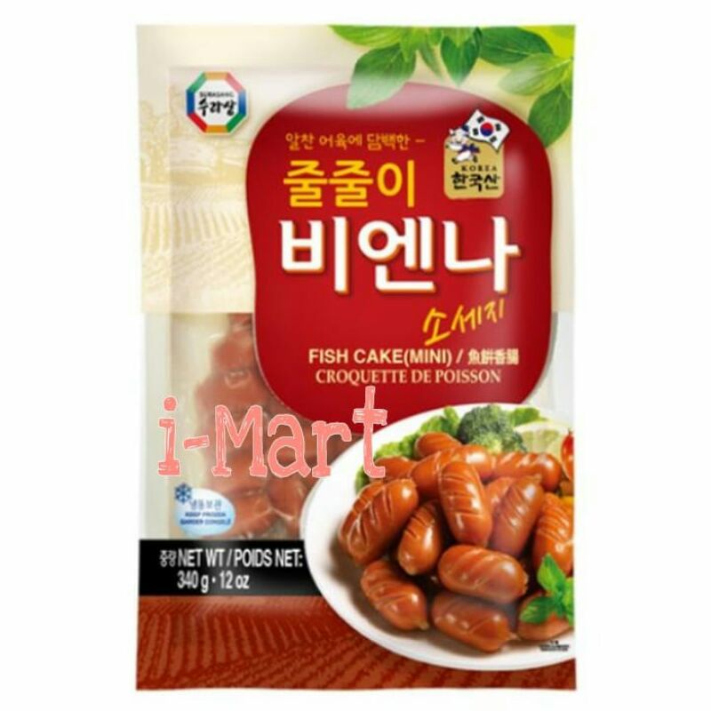 

Surasang Fish Cake Mini Juljuli Vienna/Sosis Ikan Mini 340gr