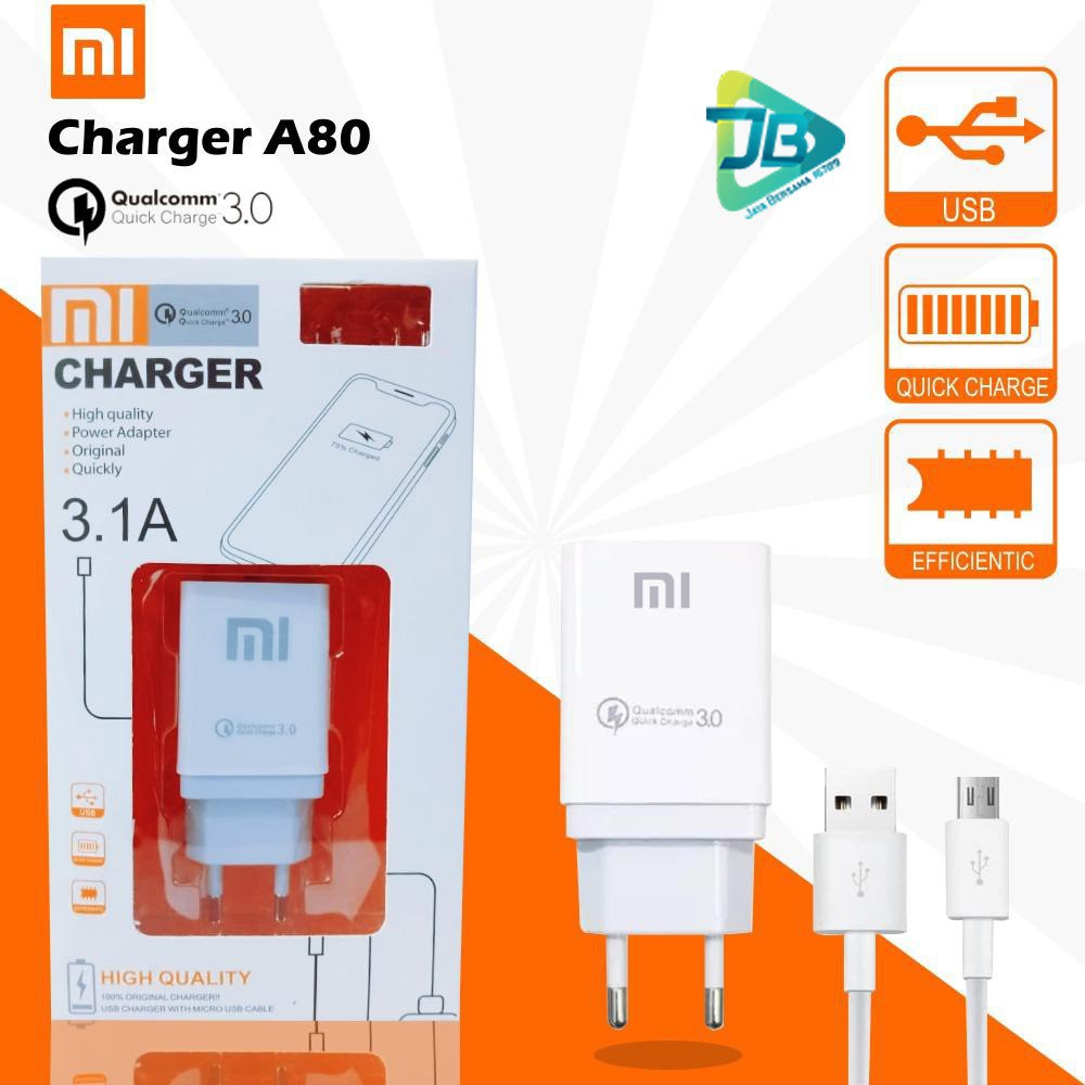 BM048 A80 Cashan Cashan XIAOMI 3Amper QUALCOM micro fast Charging Anti meledak REDMI 3 4X 5A 6A 7A JB3781