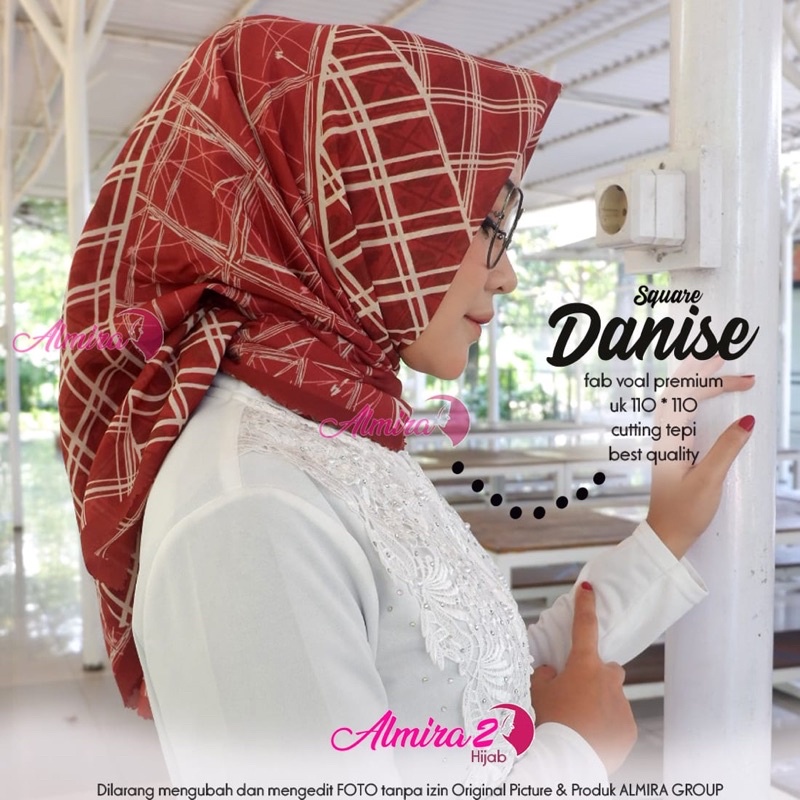 jilbab segiempat square danise by almirahijab